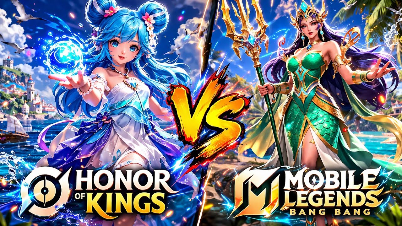 Honor of Kings vs Mobile Legends | Ultimate 5v5 MOBA Battle