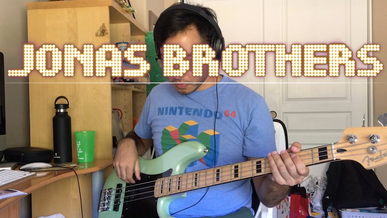 Jonas Brothers - Burnin' Up Bass Cover (Tab in Description)