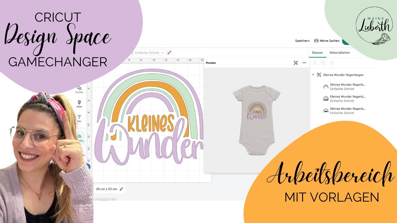 Grandioses Update in Design Space - Arbeitsbereich mit Vorlagen - Cricut Anfänger und Profi Tutorial