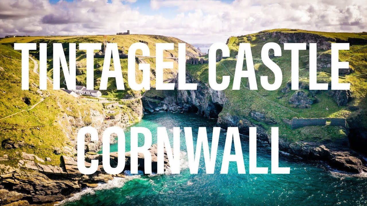 Stunning 4K Drone Footage of Tintagel Bridge and Castle in Cornwall - DJI Mavic 2 Pro
