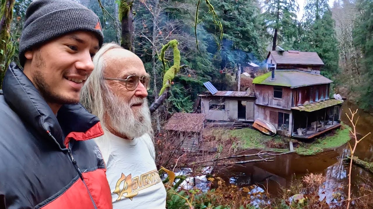Winter Chores at Neighbor Al's Off Grid Cabin