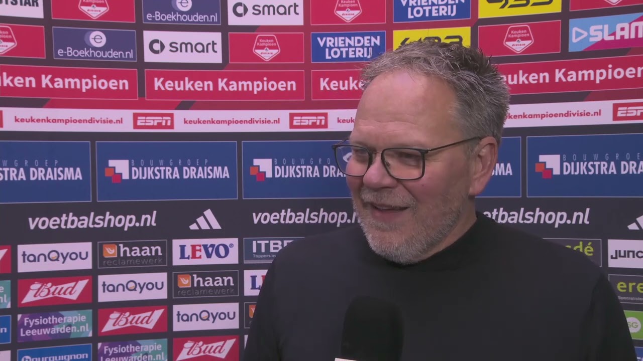De Jong geniet van sterk Cambuur: 