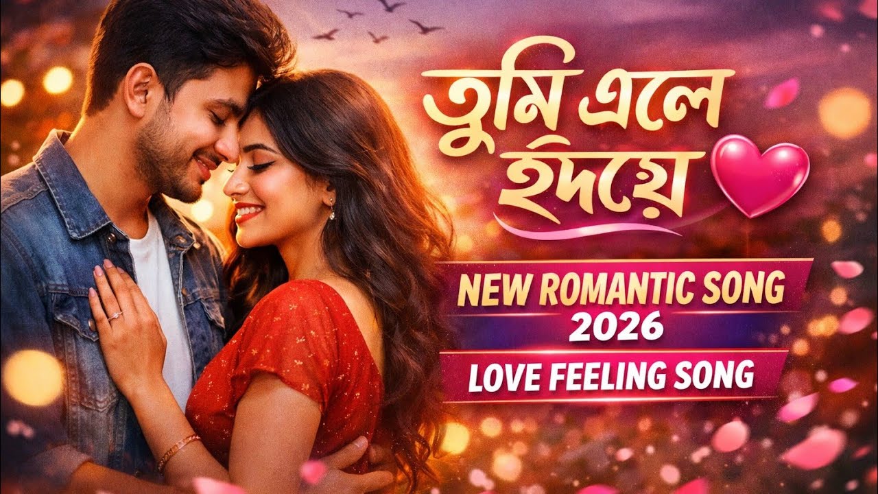 Tumi Ele Hridoye | New Romantic Bangla Song 2026 | Love Song Bangla | Emotional Romantic Music