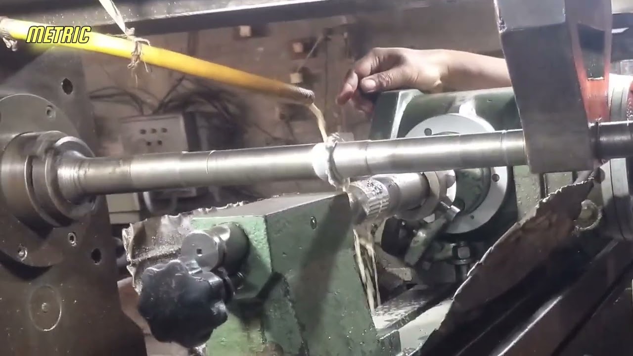 Shaft gear on frais machines