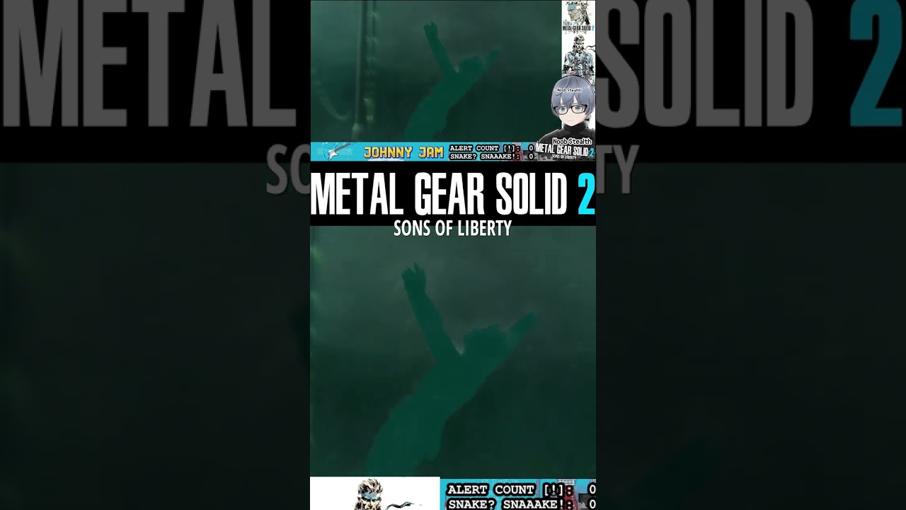 [Noob Stealth] METAL GEAR SOLID 2 - Tactical Cardboard Box Action? #Shorts #MGS