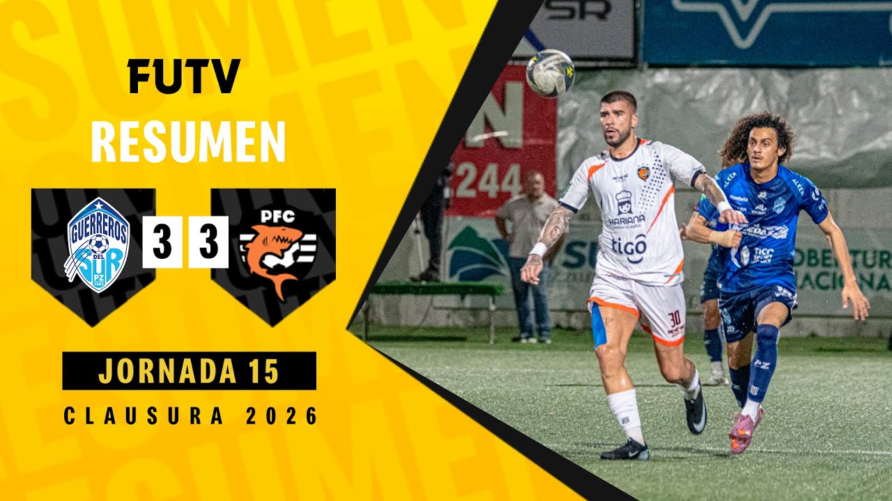 Resumen: P&eacute;rez Zeled&oacute;n 3-3 Puntarenas / Clausura 2026
