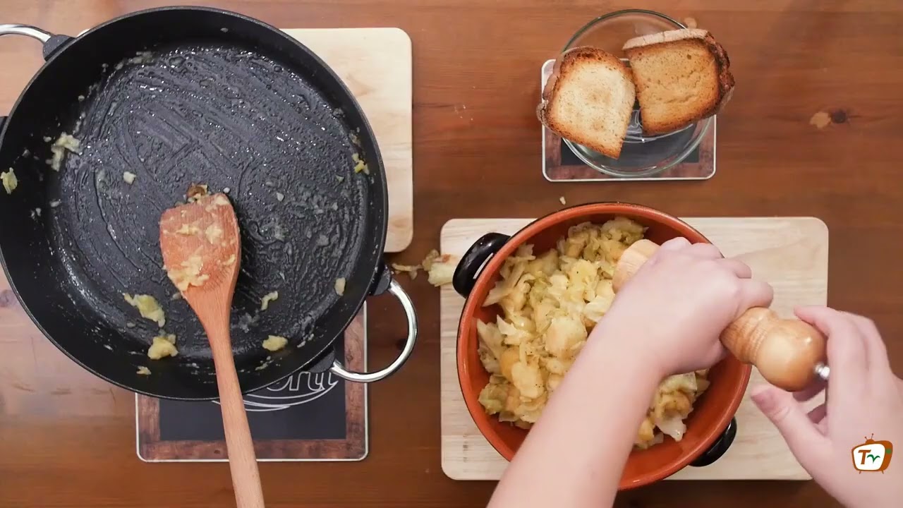 Le Ricette di Terra Orti TV - Cavolo cappuccio con patate