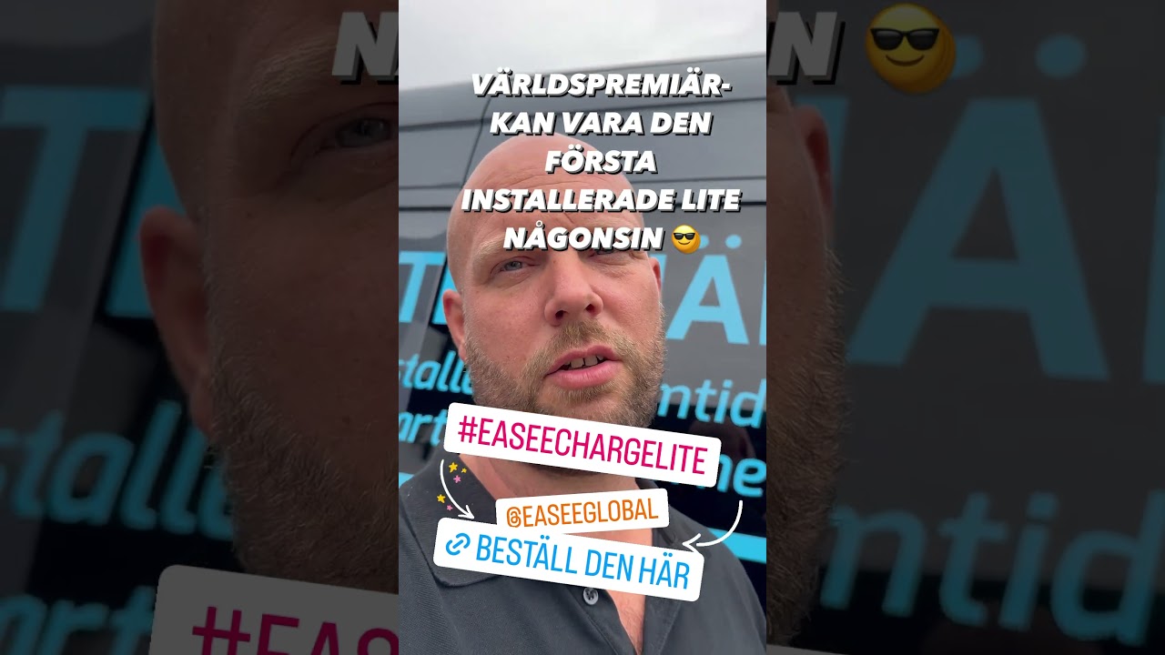 Easee LITE v&auml;rldspremi&auml;r