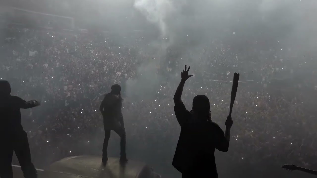 Playboi Carti performing the intro of 