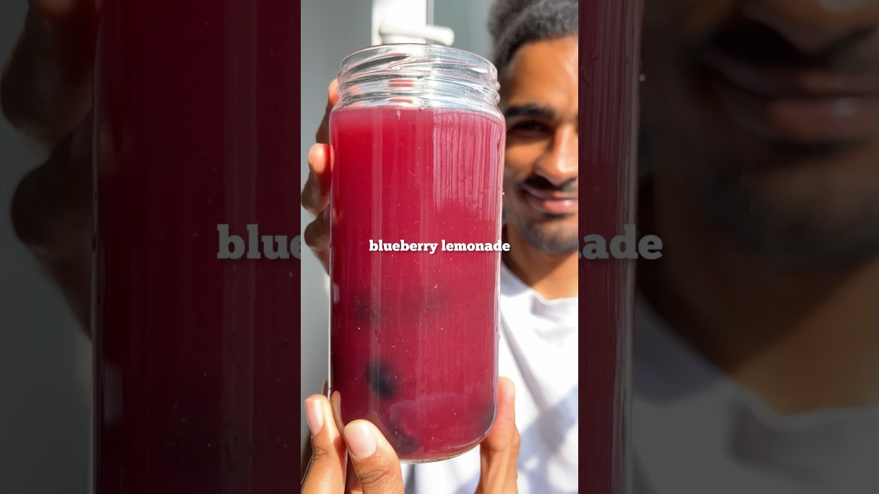 #BLUEBERRY #LEMONADE 🫐#drink #drinks #recipe #recipes #lemon #fruit #fruits #refreshing #berries