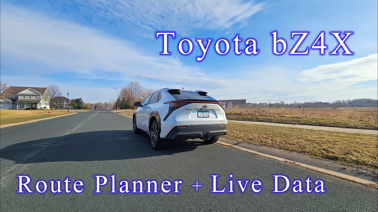 Toyota bZ4X - Route Planner & Live Data