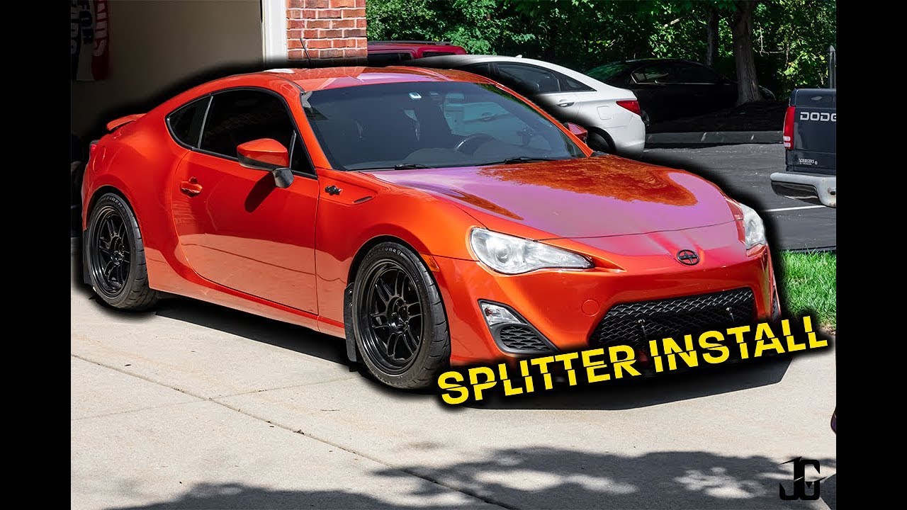 How to Install a Verus Engineering Front Splitter on a 2013 Scion FRS