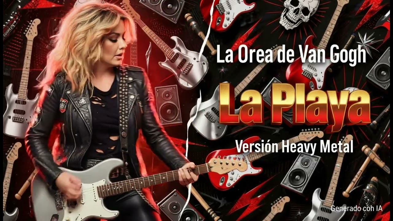 La Oreja de Van Gogh – La Playa | Cover IA Heavy Metal nostálgico para recordar amores del 2000