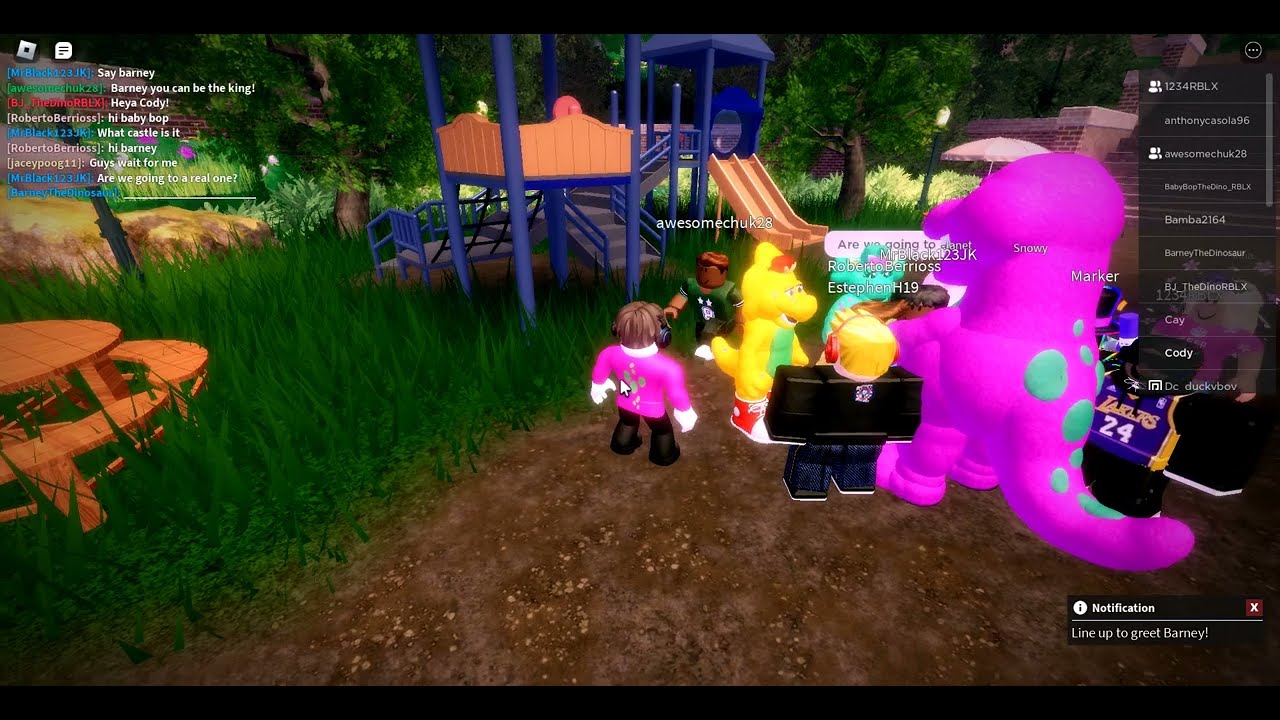 More Fun in the Meadow! - Barney in Robloxia! (1/13/2023)