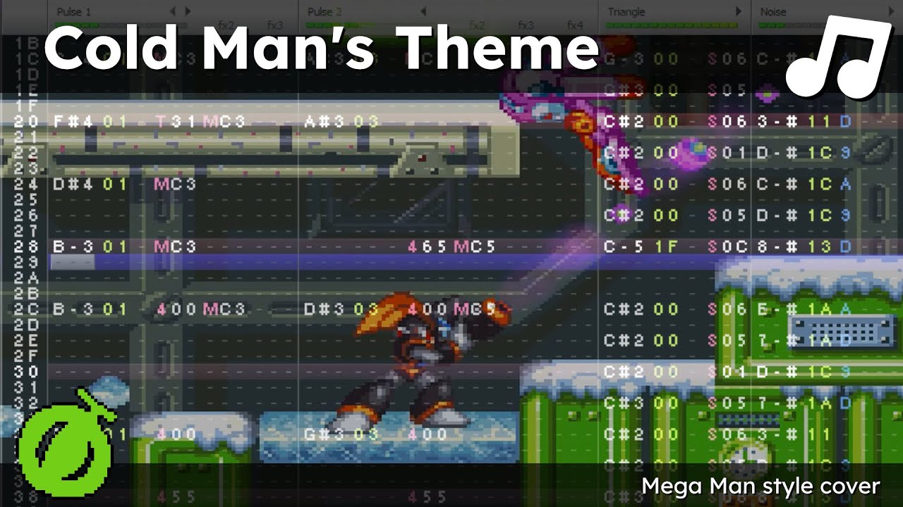 Mega Man & Bass - Cold Man (Mega Man NES style cover)