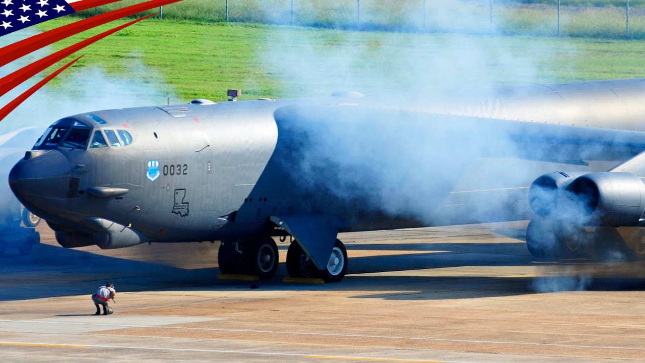 B-52 Bombers Scrambling: All Bombers Minimum Interval Takeoff