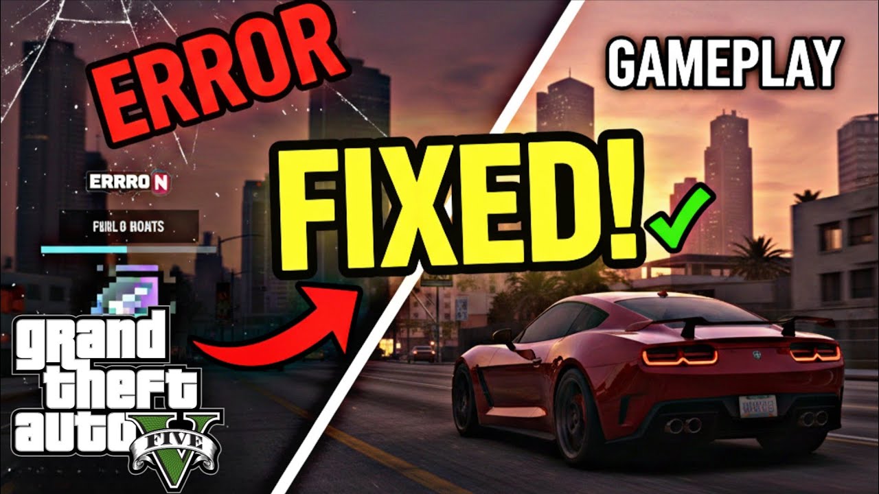 How To Fix Gta 5 Loading Crash & Game Memory Error Gta 5 in Latest Version ( 1.01.3725.0 )