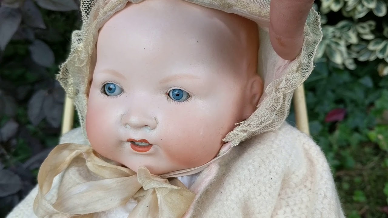 Antique Armand Marseille German Solid Dome Bisque Head Baby Doll Circa 1910-1920's