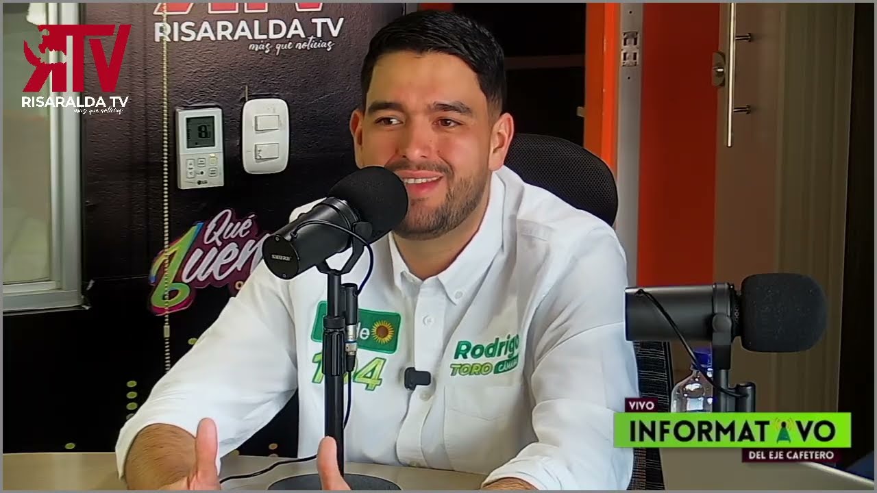 Rodrigo Toro - Candidato a la Cámara de Representantes - Invitado en el Informativo del Eje Cafetero