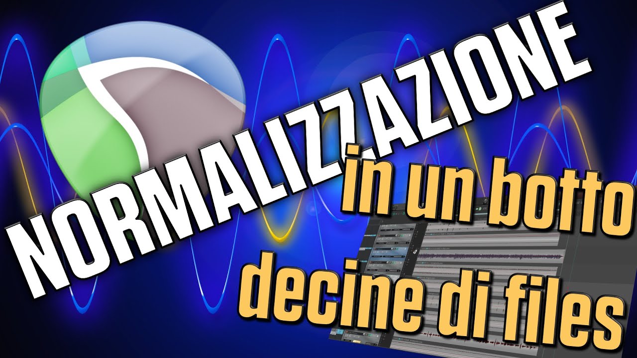 #087 - ▶️ REAPER: Normalizzare decine di file audio in un botto solo [Tutorial - How To - ITA]
