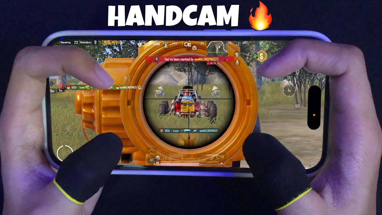 iPhone 14 Pro 🔥 HANDCAM 120 FPS | 4 Finger Claw + Gyroscope | PUBG Mobile
