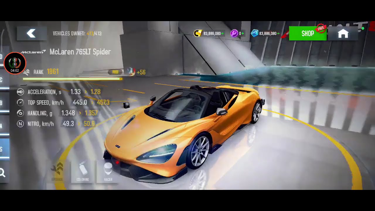 Asphalt 8 update 77 version 8.7.0i, mod all cars unlocked 413, UNLIMITED MONEY MOD #asphalt8 