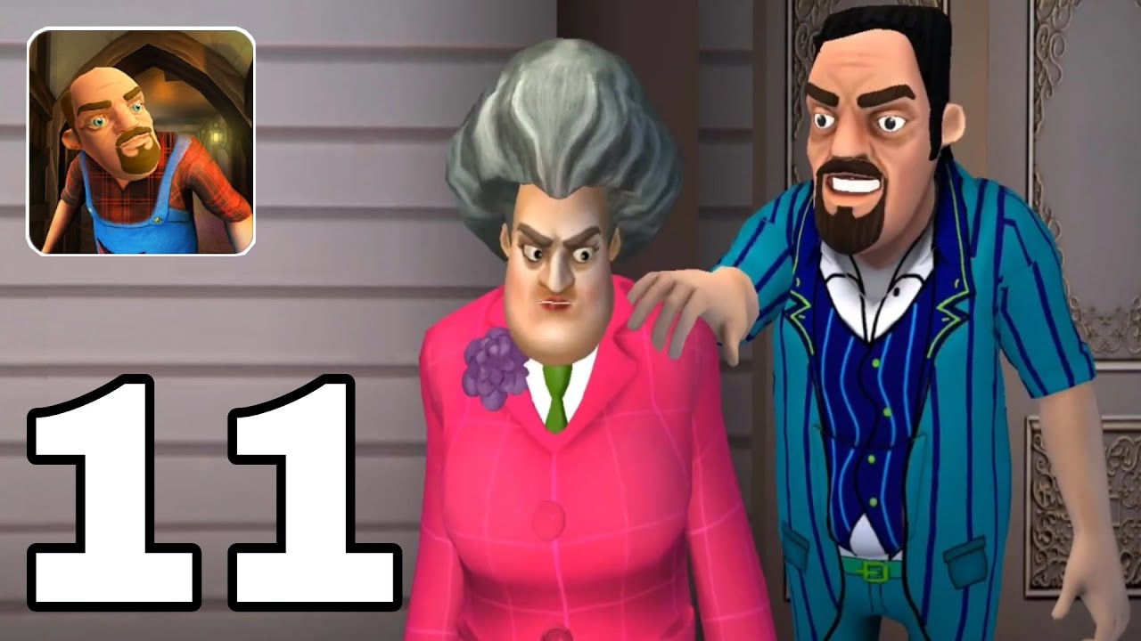 Scary Stranger 3D All New Levels Gameplay Part 11