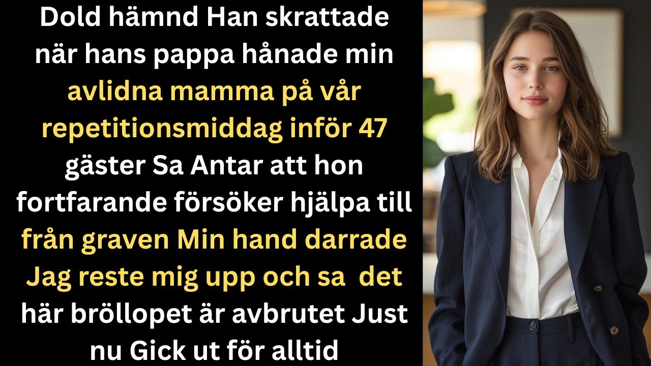 Min f&auml;stman h&aring;nade min avlidna mamma &ndash; s&aring; st&auml;llde jag in br&ouml;llopet direkt