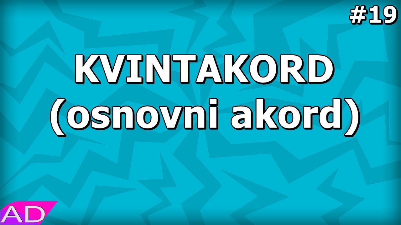 KLAVIJATURA ZA POCETNIKE #19 Kvintakord (osnovni akord)