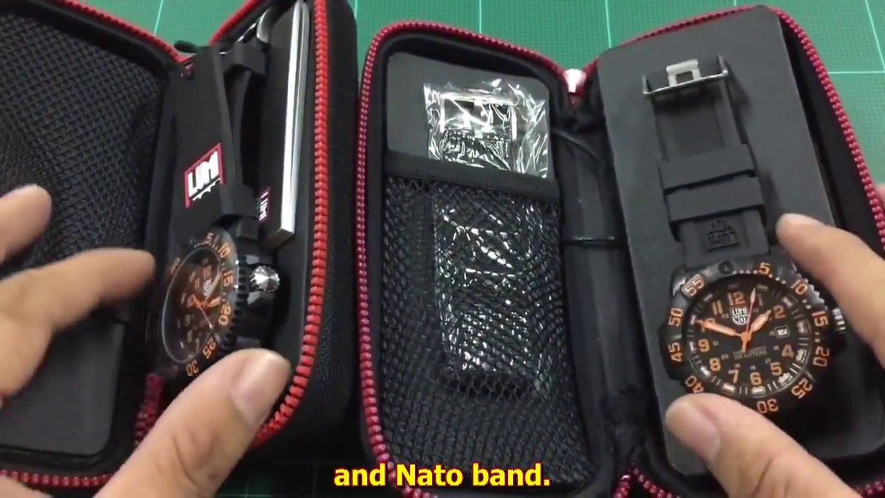 Quike check real Luminox colormark in 5 places!!! (ENG SUB)