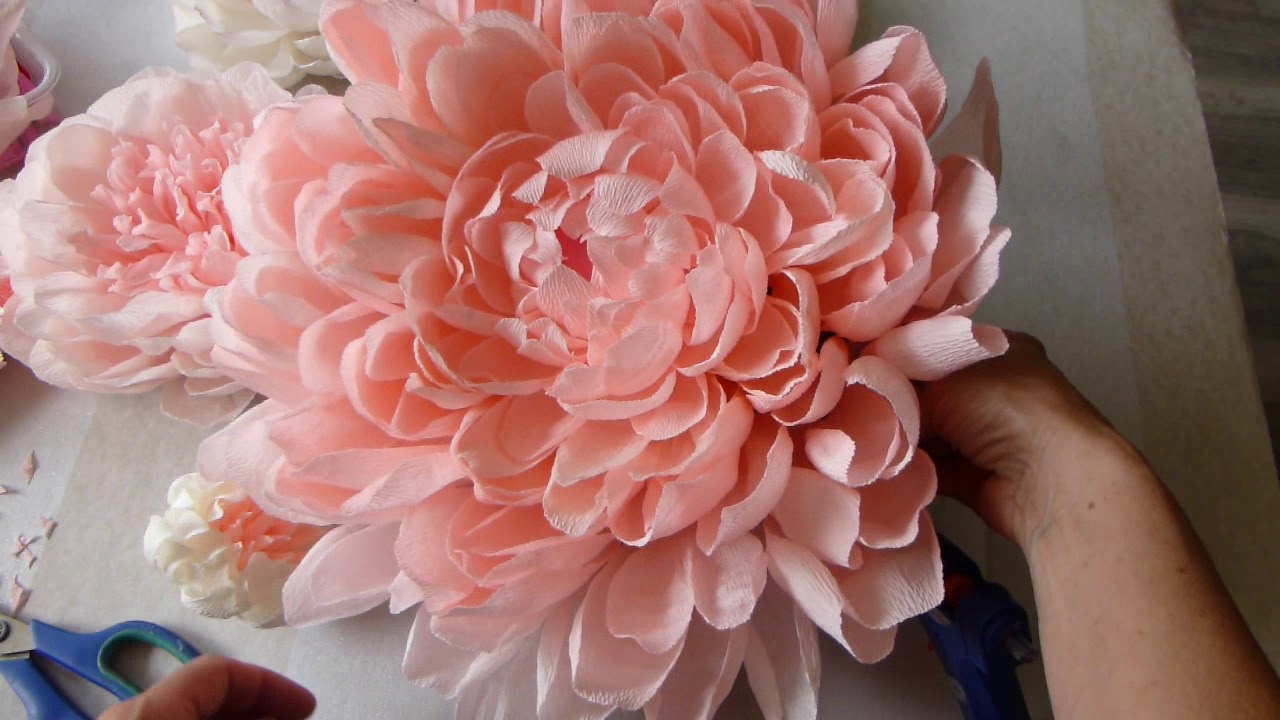 Разные виды формирования серединки пиона Часть 2