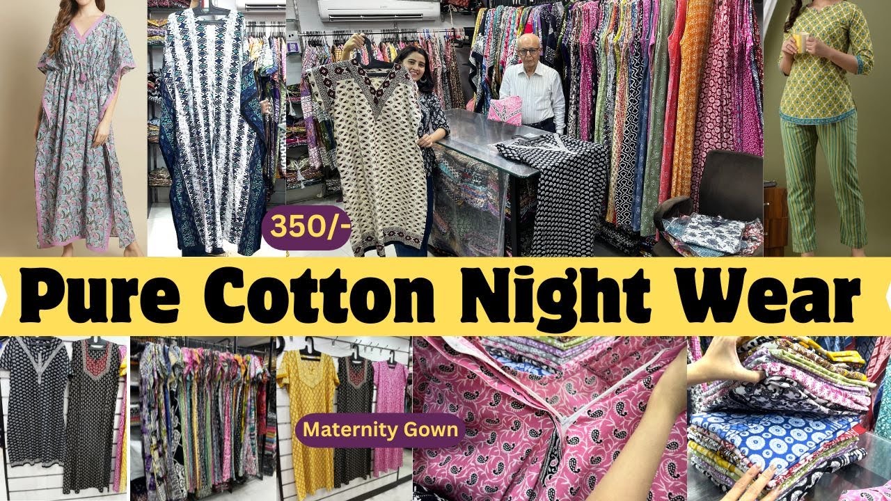Pure Cotton Nighty, Maxi, Maternity gown & kaftan | Elco Market Bandra | Prerna Korgaonkar