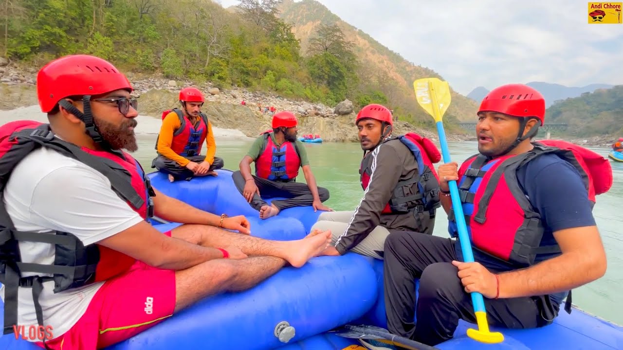 Andi Chhore IN Rishikesh Rafting //Vlogs 1 // ANDI CHHORE VLOGS