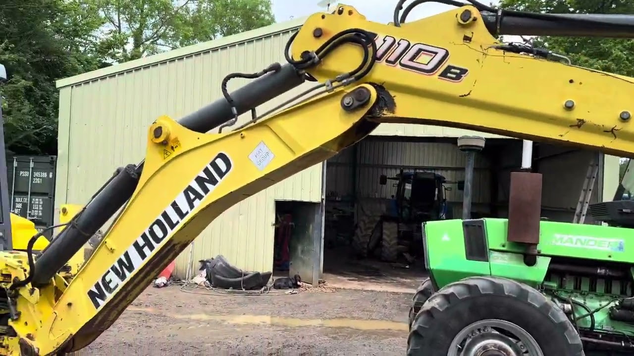 New Holland B110B wheeled digger for sale