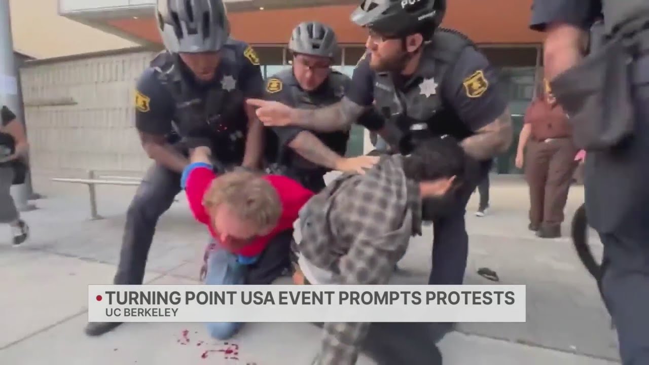 Turning Point USA event prompts protests