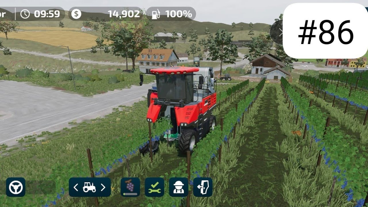 Farming simulador 23 mobile e Nintendo Smith: nova ERO Grapeliner Series 7000 #86