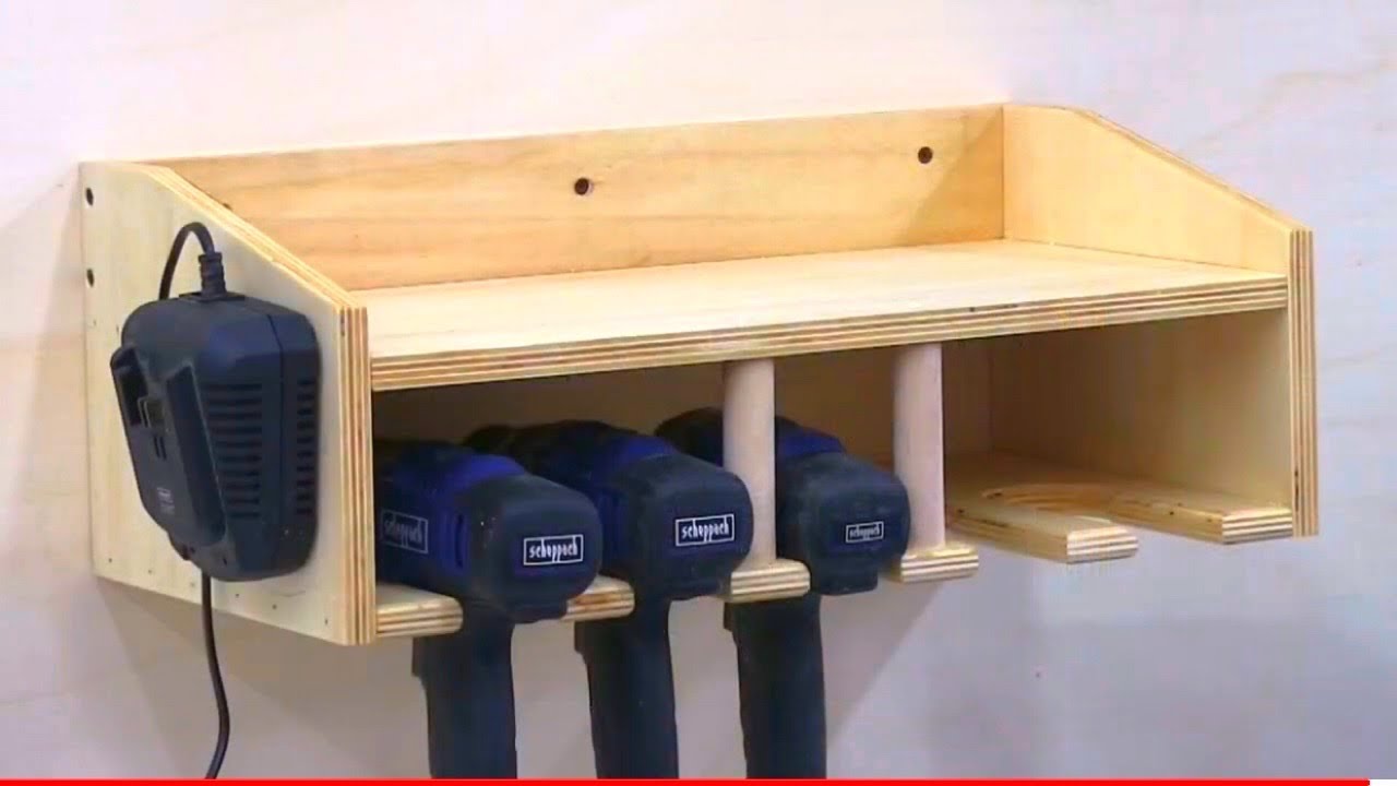 Akkuschrauber Aufbewahrung für [ANGEBER] | Alle werden dich dafür beneiden! Proofwood