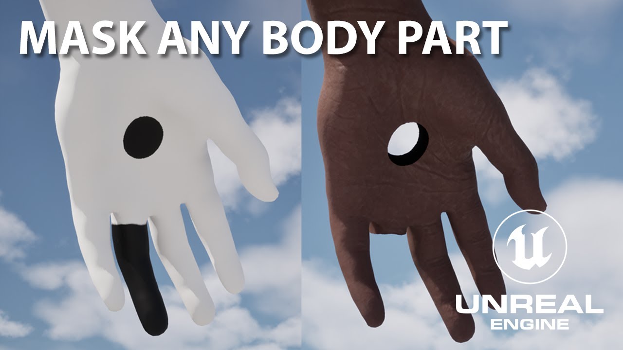 Unreal Engine 5.6 - Advanced Cloth Clipping - Mask ANY Bodypart - Tutorial