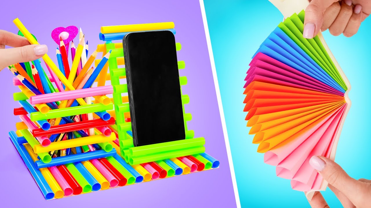 Creații drăguțe & simple în culorile curcubeului 🌈✂️ Idei DIY pentru toată lumea!