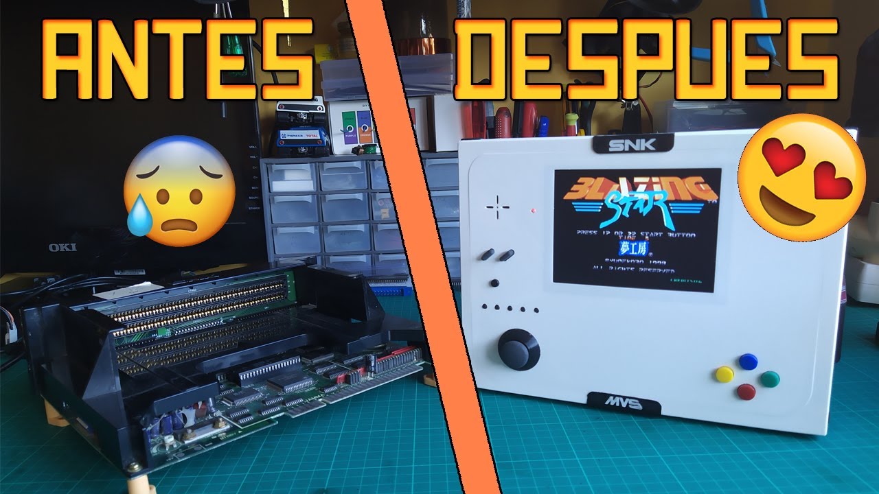 Neo Geo MVS Portátil. Vale su Peso en Oro! Una Máquina BRUTAL.