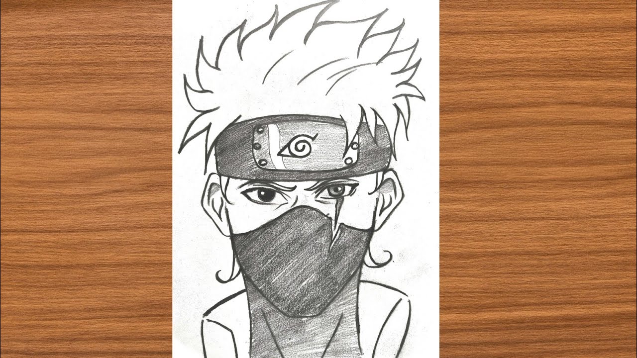 Easy kakashi Drawing | How to draw Kakashi Hatake | for Beginners | Step by Step