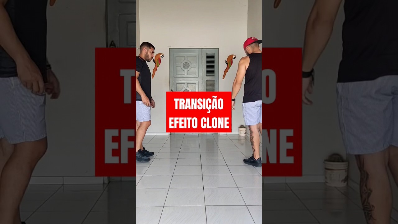 TRANSI&Ccedil;&Atilde;O EFEITO CLONE NO CAPCUT