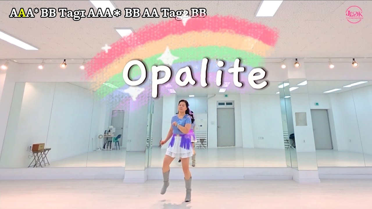 [중급] Opalite Linedance | Intermediate Phrased | 오팔라이트 라인댄스 | 행복은 스스로 만들어 가는것 😄 