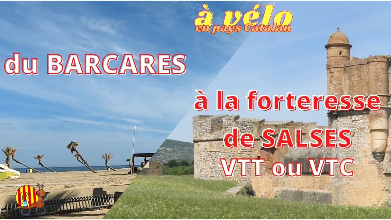 De Le Barcarès à la forteresse de Salses le Château à vélo (VTT ou VTC) par le bord de l’Étang.