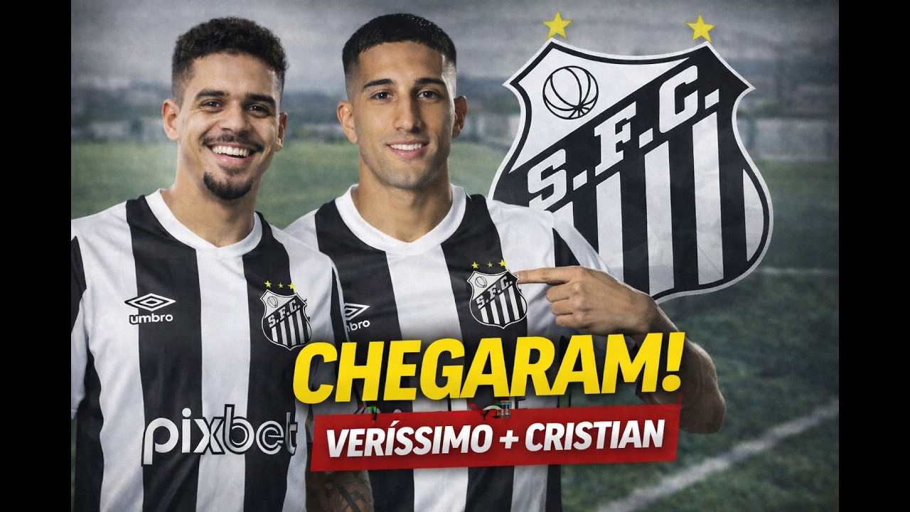 “SANTOS SE REFORÇA! Lucas Veríssimo e Cristian Oliveira Chegando?