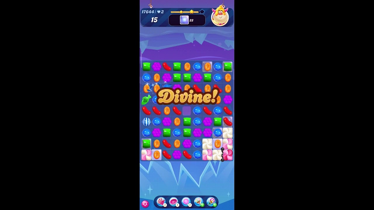 Candy Crush Saga level 17644 pesadilla