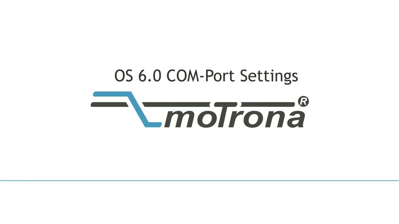 COM-Port Einstellung der Bedienersoftware OS6.0 / How to set COM-Port of OS6.0 operator software