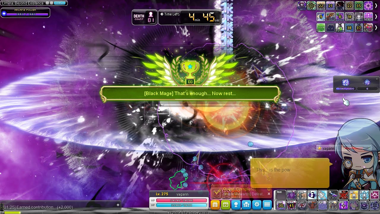 [GMS Kronos] Night Lord Solo Bossing Progression - Hard Black Mage (128m)