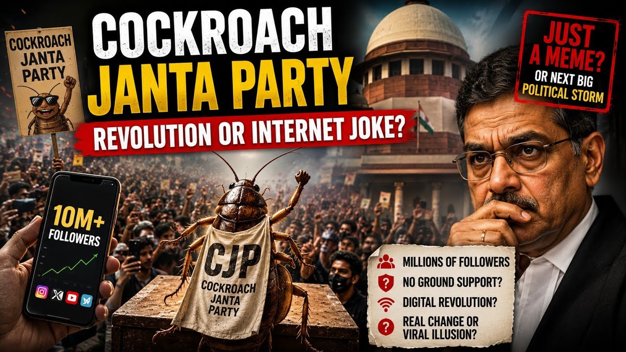 The &ldquo;Cockroach Party &rdquo; That&rsquo;s Secretly Scaring Politicians | Internet Politics | ThinkVault 