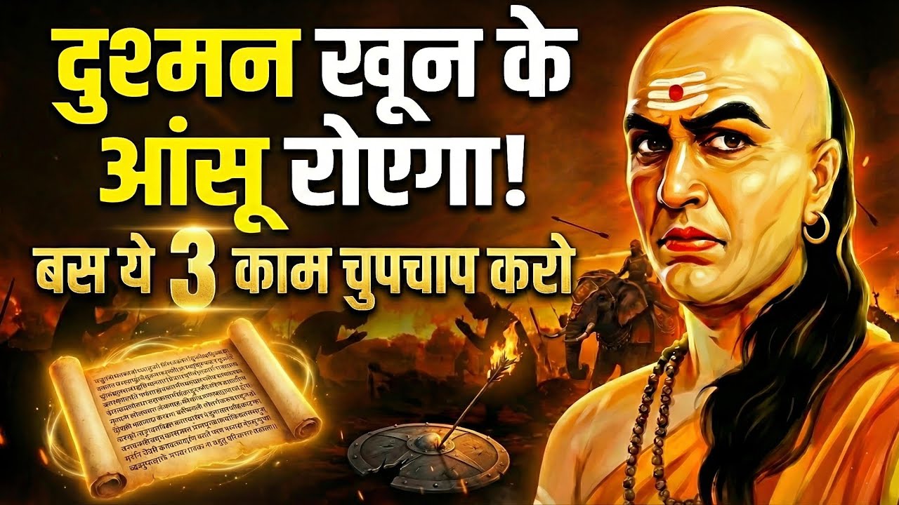 दुश्मन खून के आंसू रोयेगा, बस ये 3 काम चुपचाप करो | Chanakya Niti Motivational video Chanakya Niti 